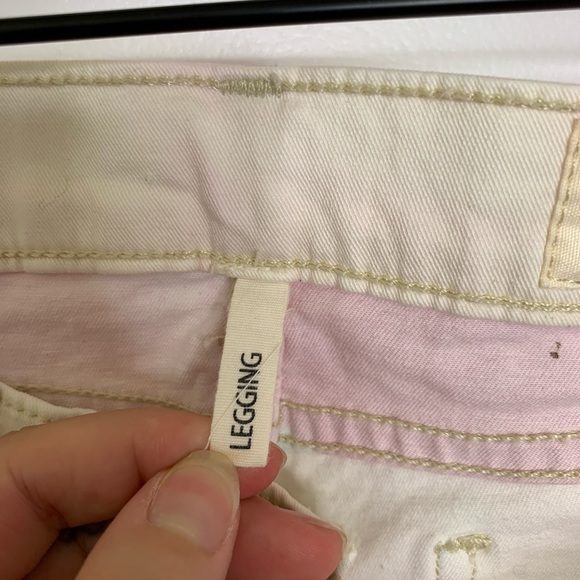 Rag & bone white highlighter color block leggings - Picture 7 of 8